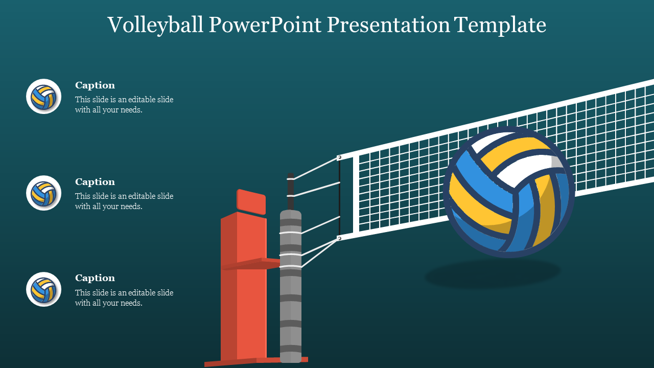 Effective Volleyball PowerPoint Presentation Template